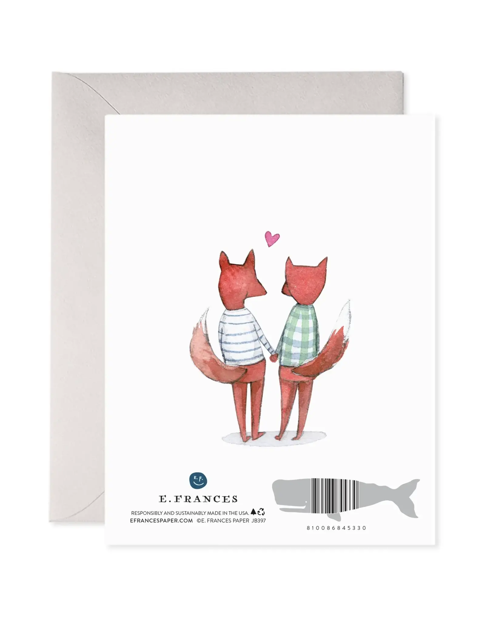 E. Frances Crushing Fox Card