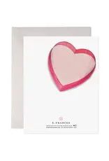 E. Frances Chocolate Strip Tease Card