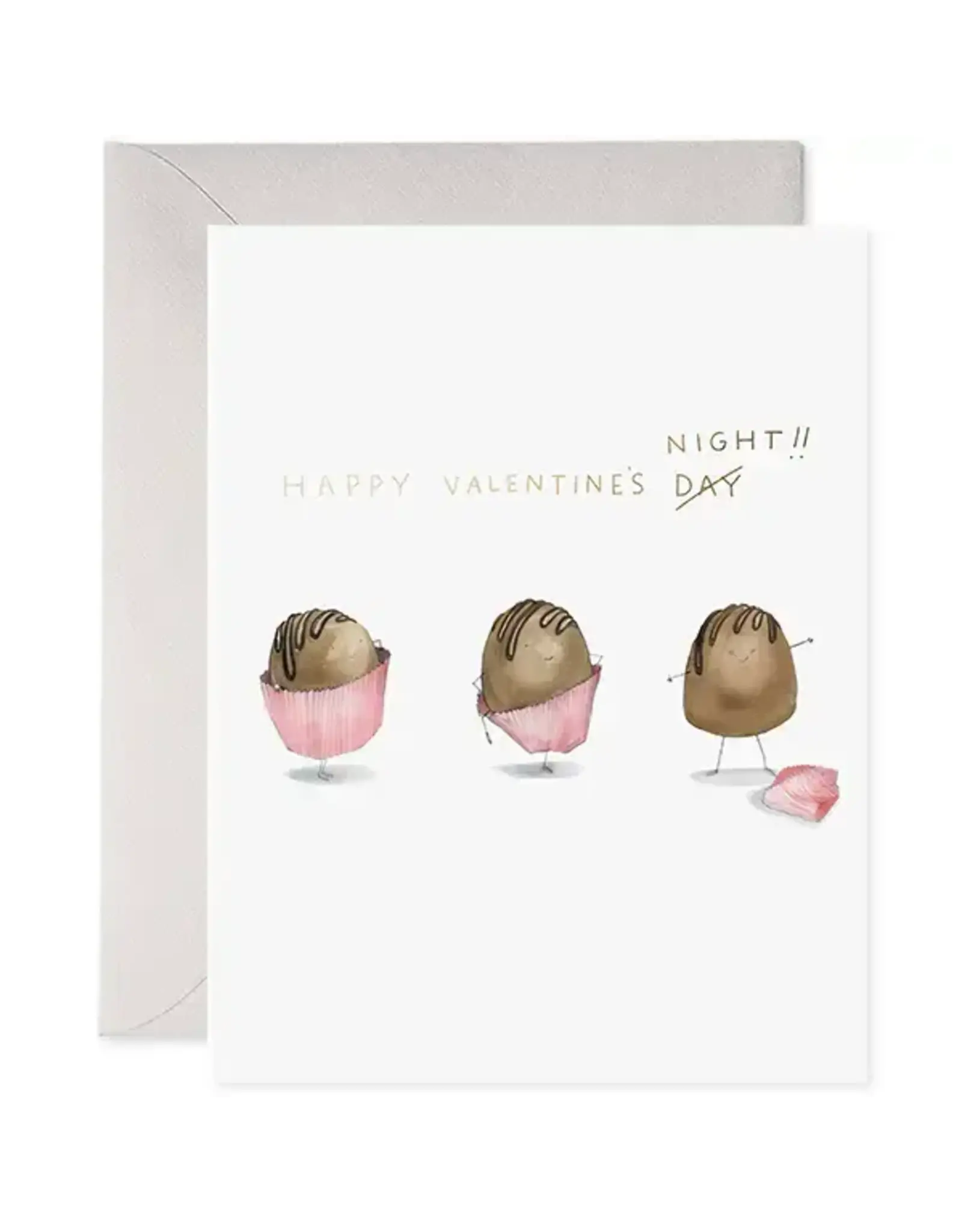 E. Frances Chocolate Strip Tease Card