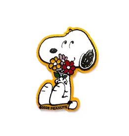 Three Potato Four Snoopy Flower Bouquet Magnet