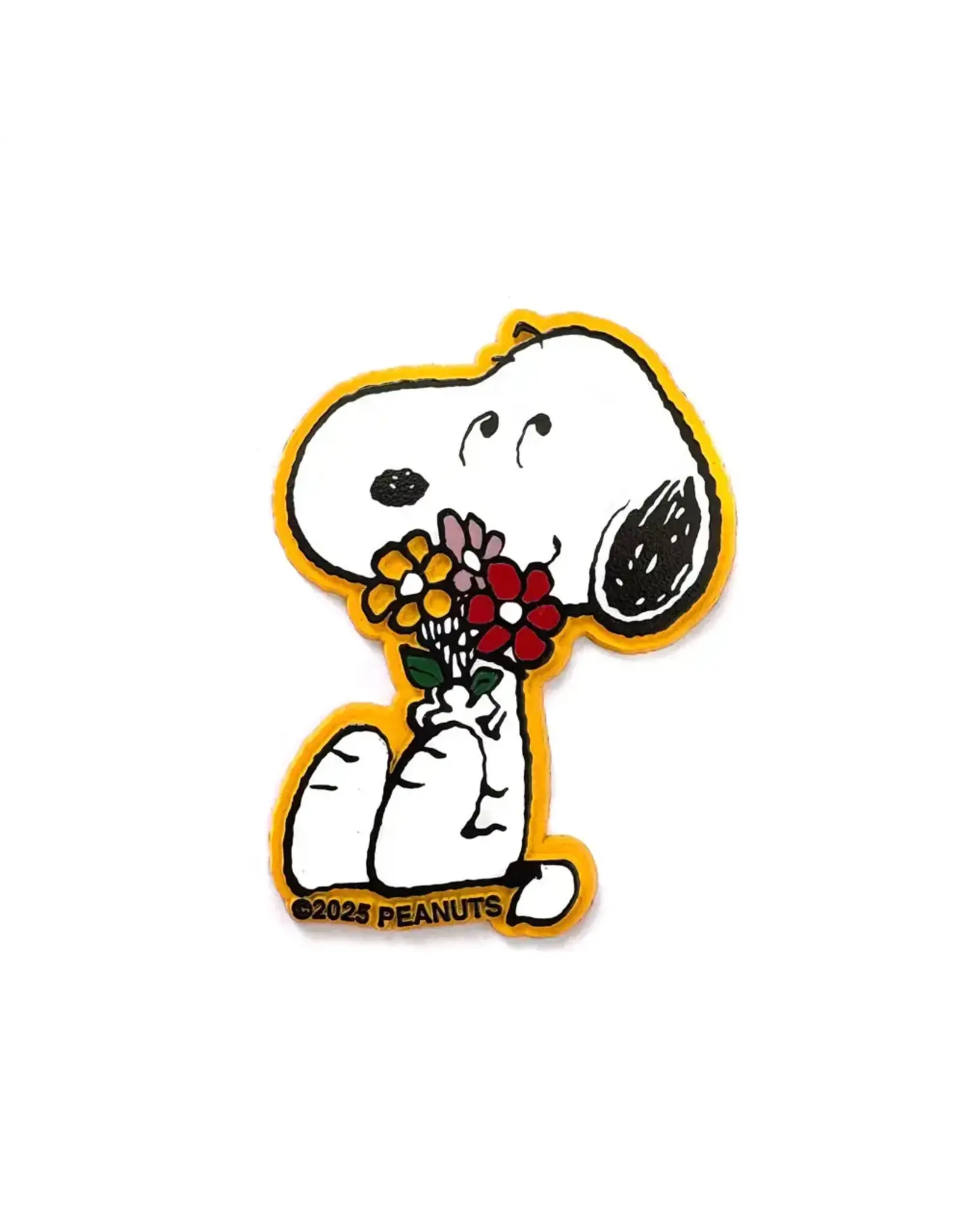Three Potato Four Snoopy Flower Bouquet Magnet