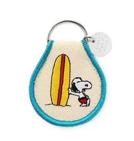 Three Potato Four 3P4 X Peanuts® - Snoopy Surf Patch Keychain