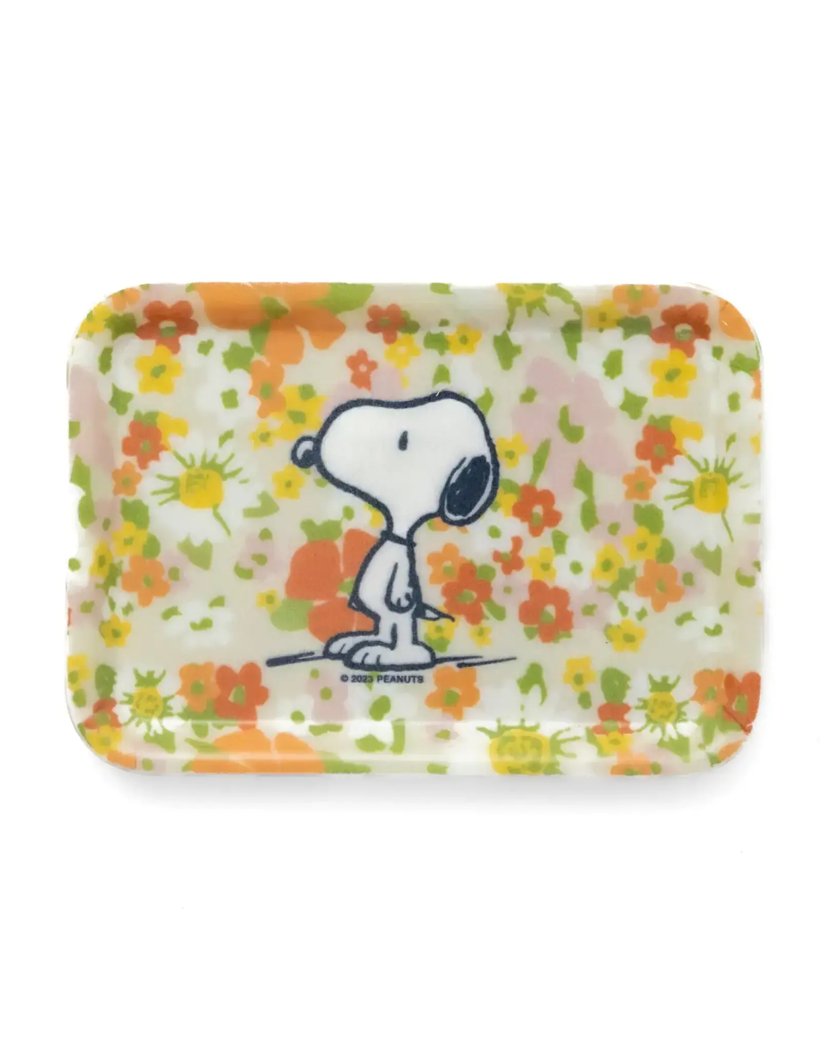 Three Potato Four 3P4 X Peanuts® - Snoopy Wildflowers Vintage-Style Tray