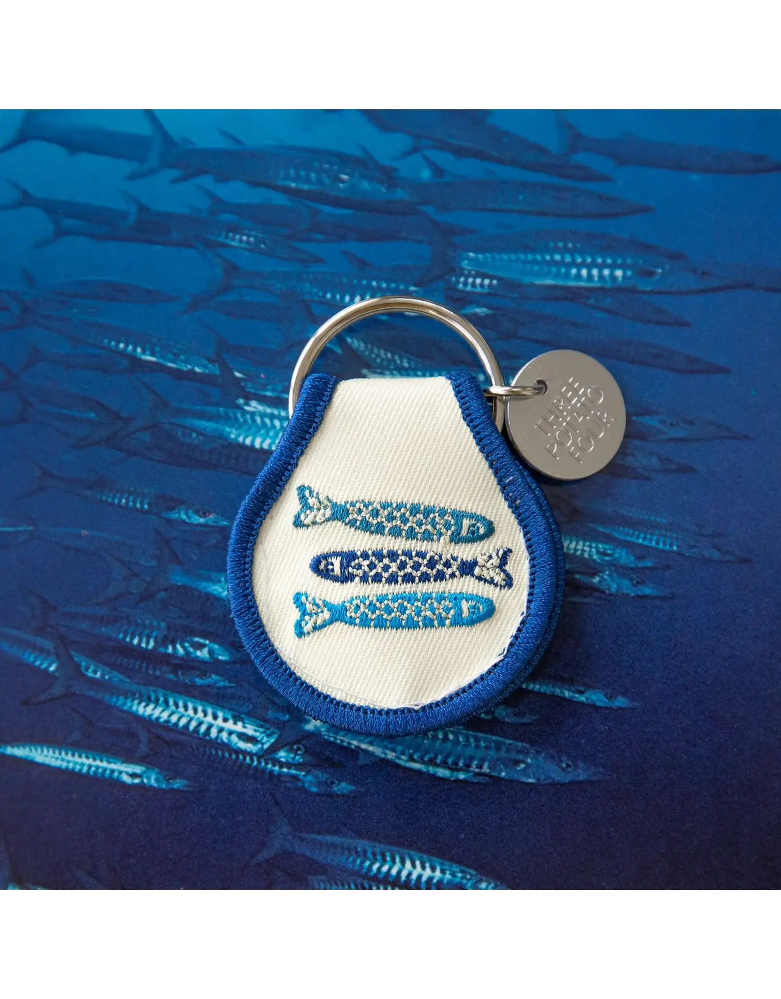 Three Potato Four Patch Keychain - Tinned Fish