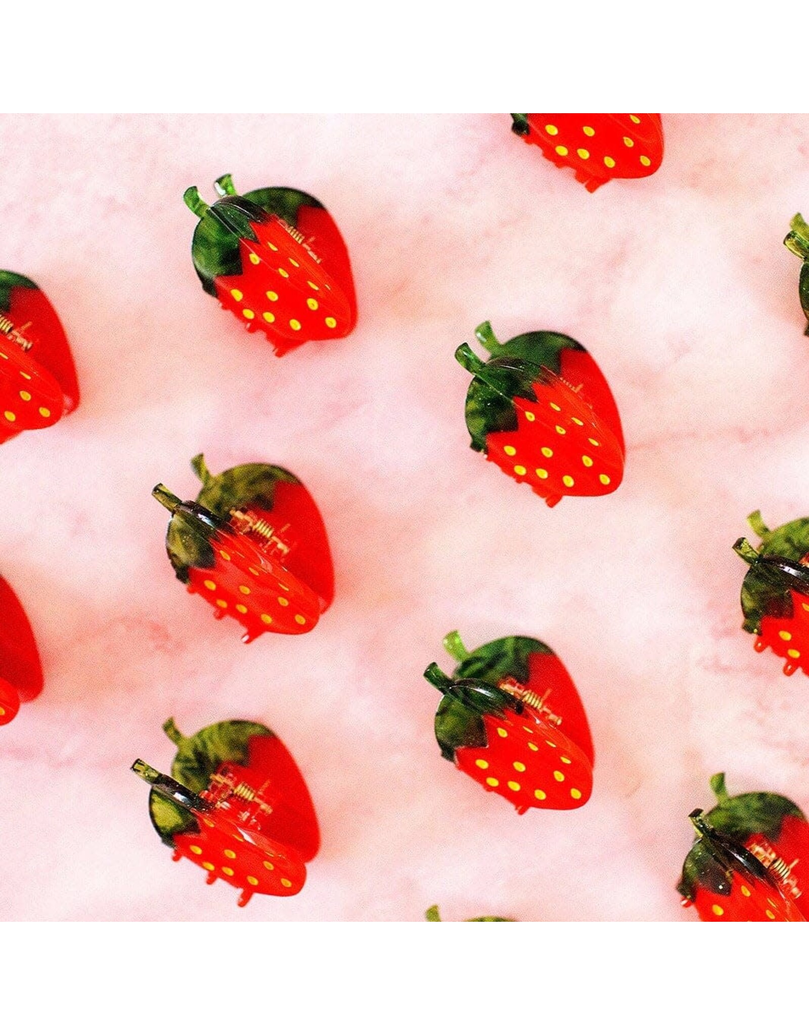 Jenny Lemons Mini Red Strawberry Hair Claw