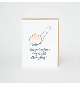 Egg Press Lil Dumpling Card