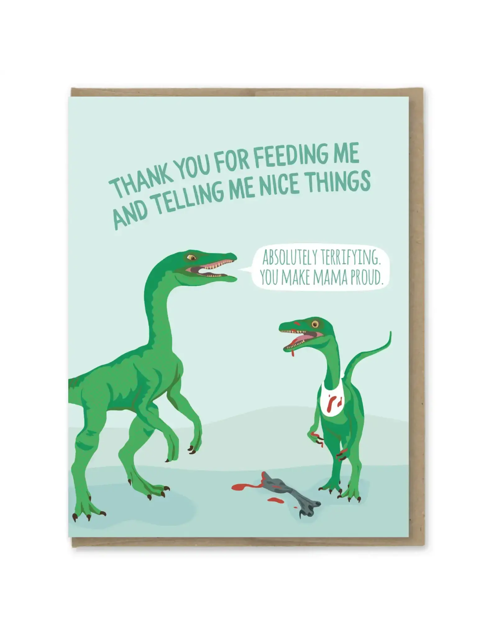 Modern Printed Matter Feed Me Card