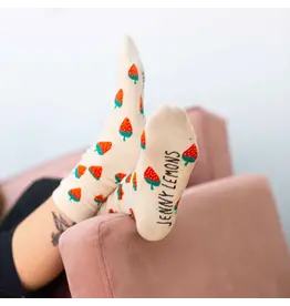 Jenny Lemons Strawberry Crew Socks