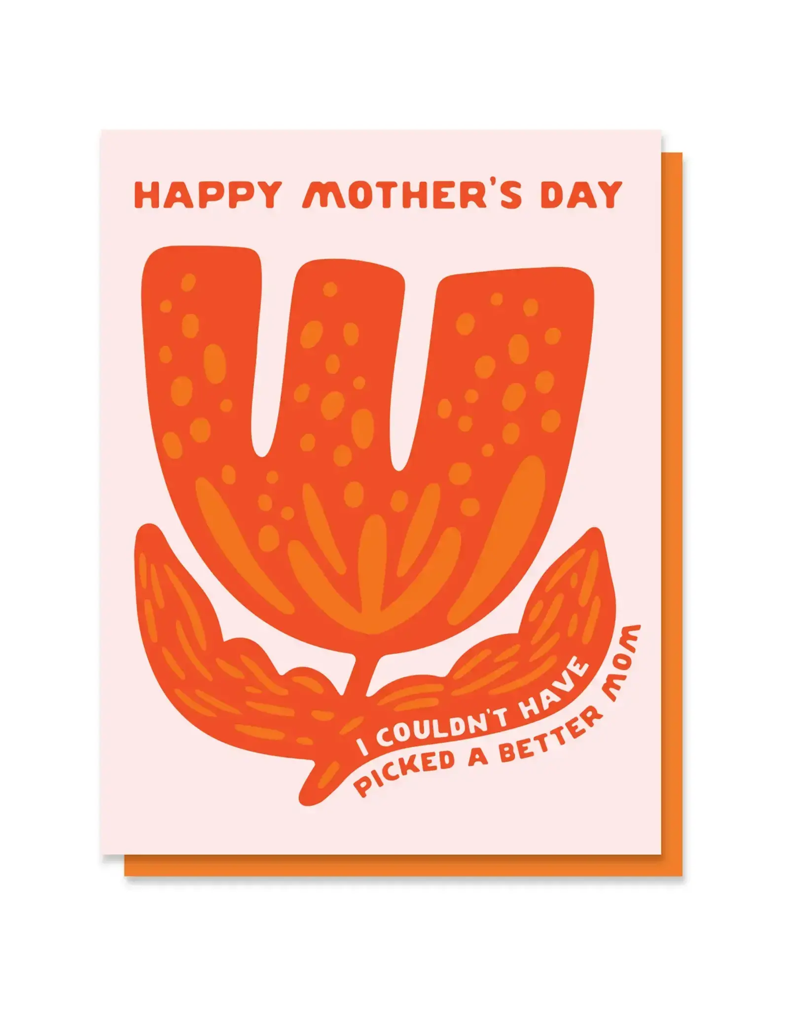 Paper Parasol Press Picked Single Flower Card