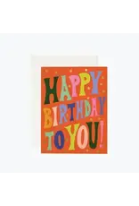 Rifle Paper Groovy Birthday Card