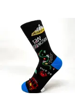 Local Notion Men's Socks - Cartoon Map of San Francisco