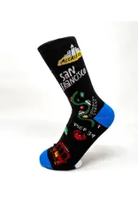 Local Notion Women's Socks - Cartoon Map of San Francisco