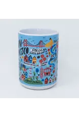 Local Notion Sf Cartoon Map Mug