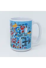 Local Notion Sf Cartoon Map Mug