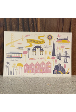 Local Notion San Francisco Landmarks Postcard