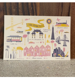 Local Notion San Francisco Landmarks Postcard