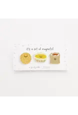 A Jar Of Pickles Dim Sum Wood Magnet Set of 3