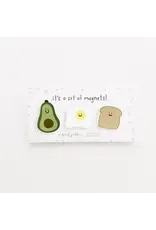 A Jar Of Pickles Breakfast Wood Magnet Set of 3