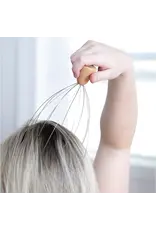 Kikkerland Wooden Stand Head Massager