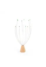 Kikkerland Wooden Stand Head Massager