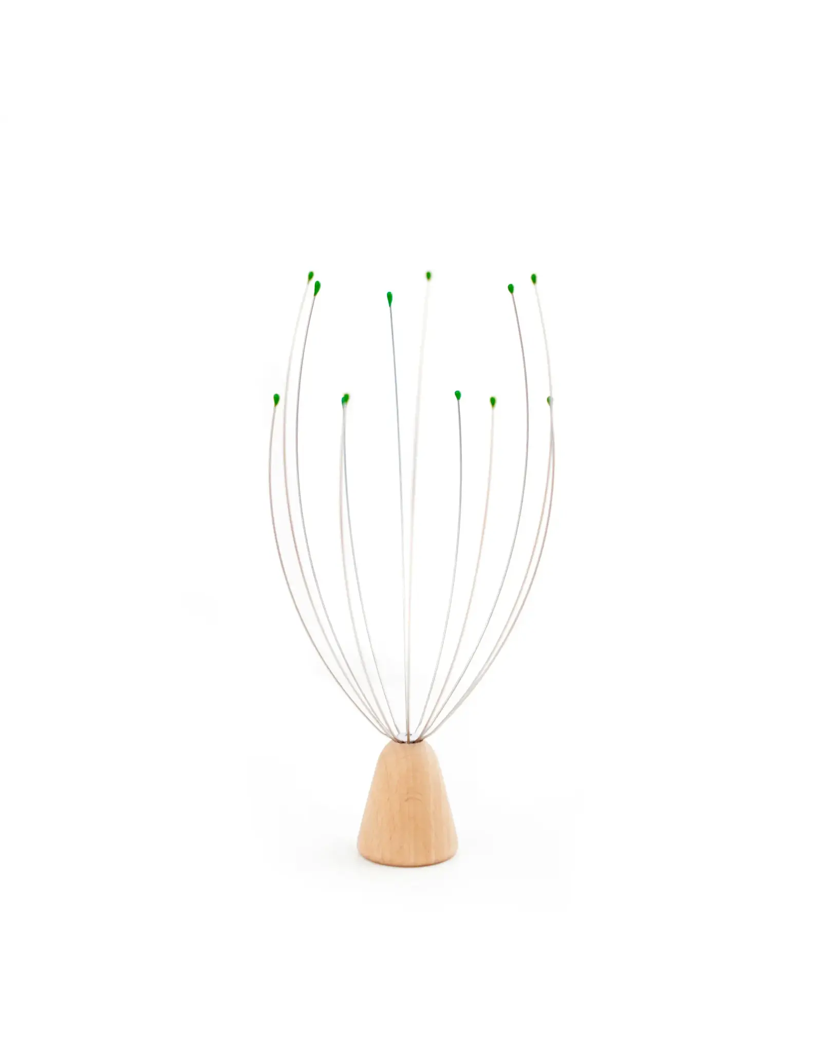 Kikkerland Wooden Stand Head Massager
