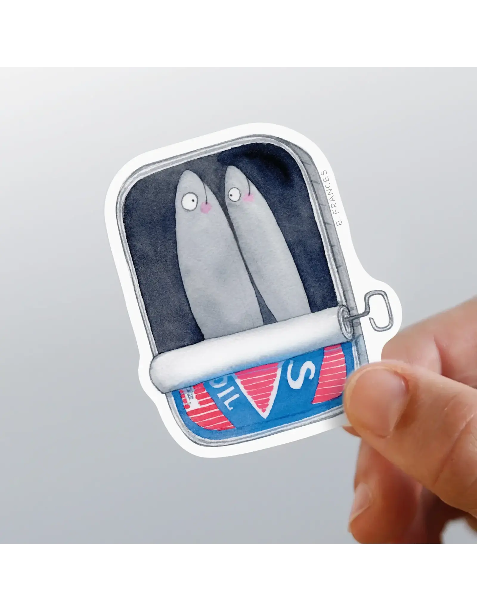 E. Frances Sardines Sticker