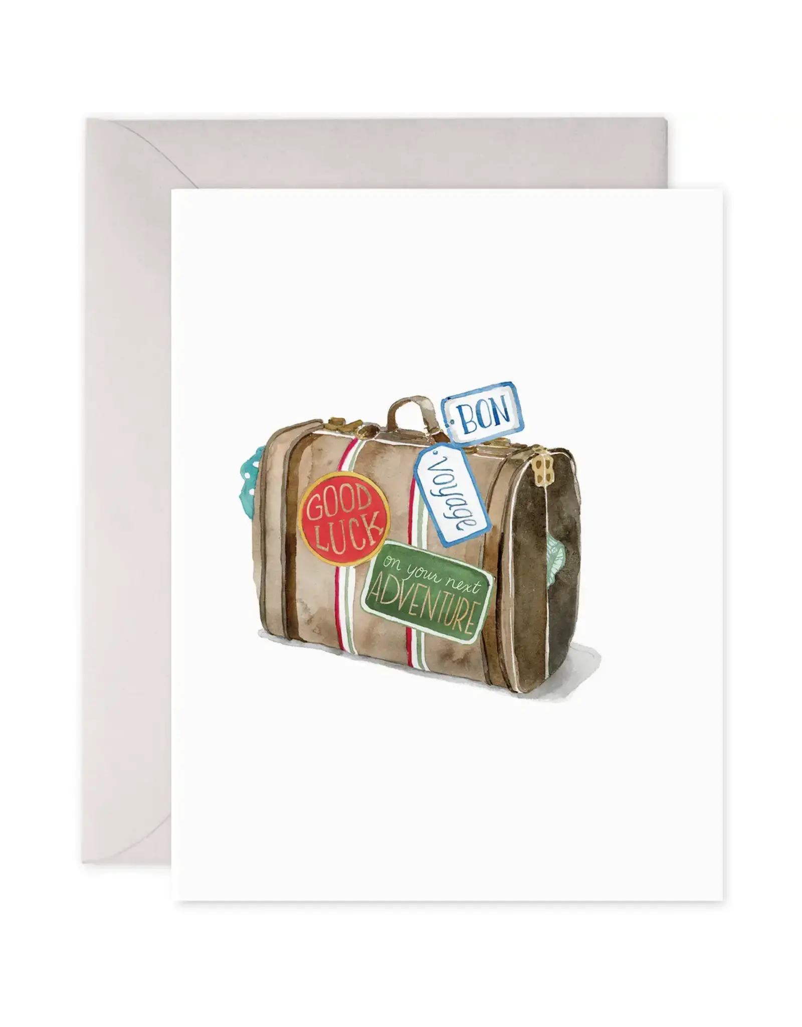 E. Frances Bon Voyage Suitcase Card