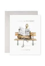 E. Frances Big News Card