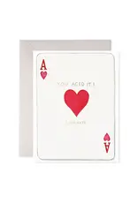 E. Frances Aced It Card