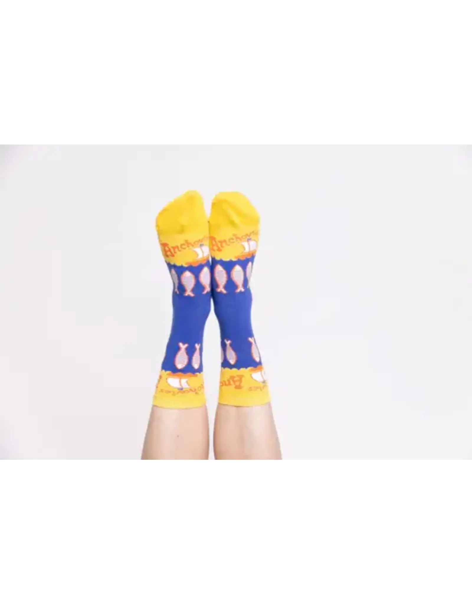 Women's Crew Socks - Anchovies