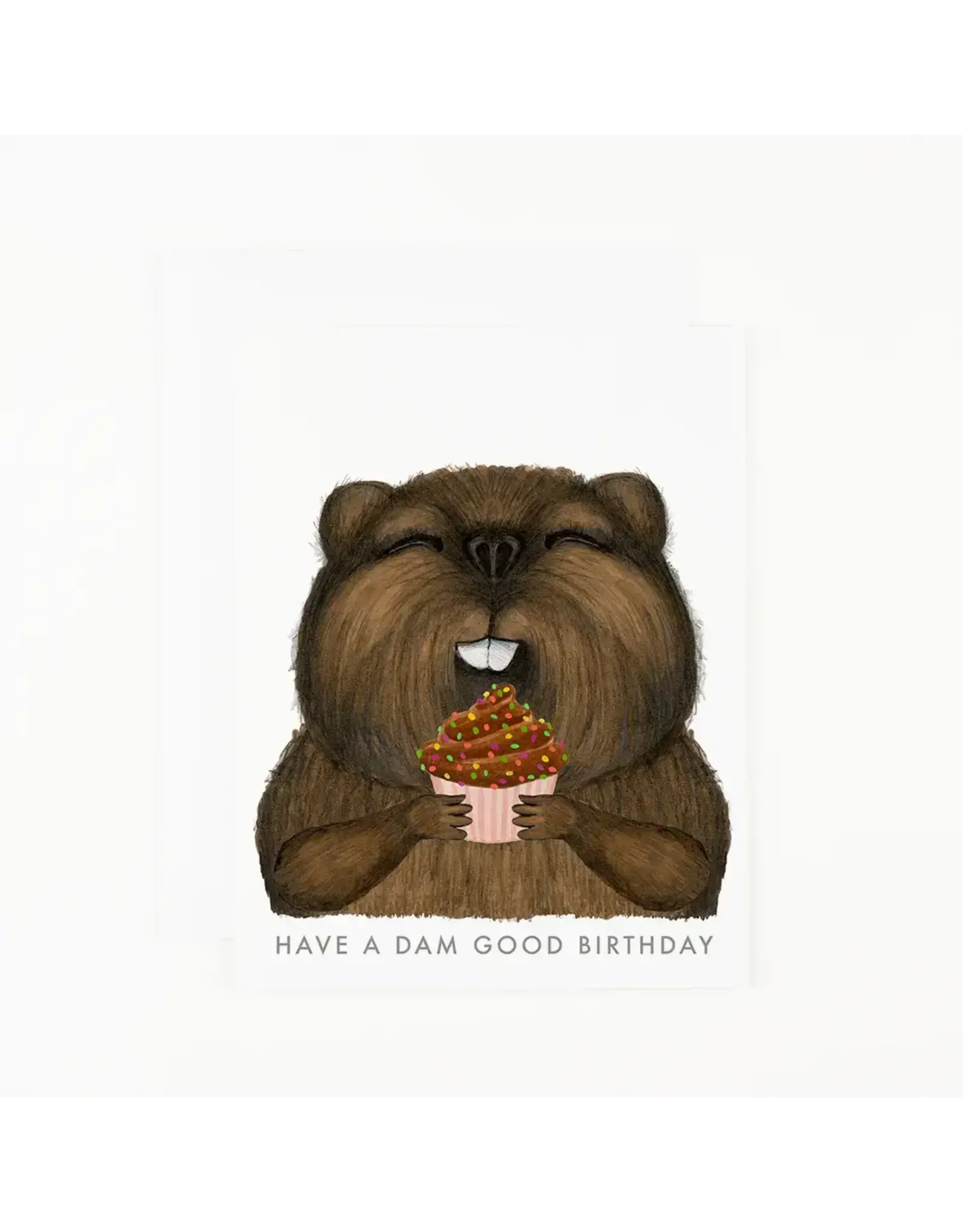 Dear Hancock Beaver Birthday Card