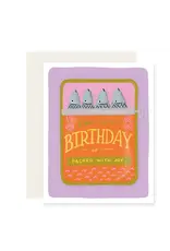 Slightly Stationery Tinned Fish Packed With Joy Card