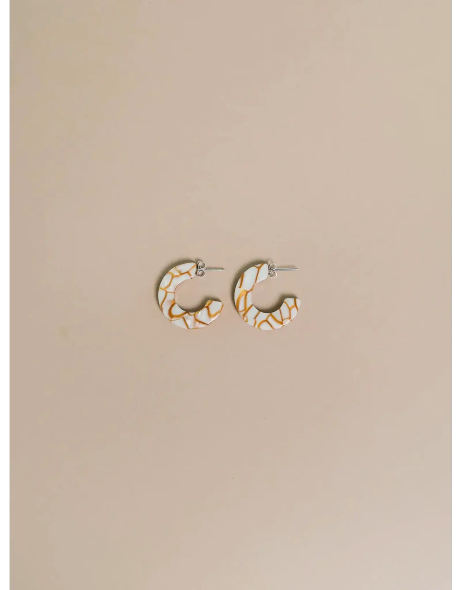 Nat + Noor Ray Hoops In Dandelion