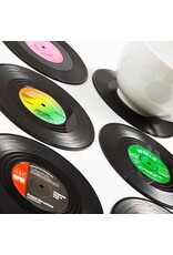Gift Republic Vinyl Retro Coasters