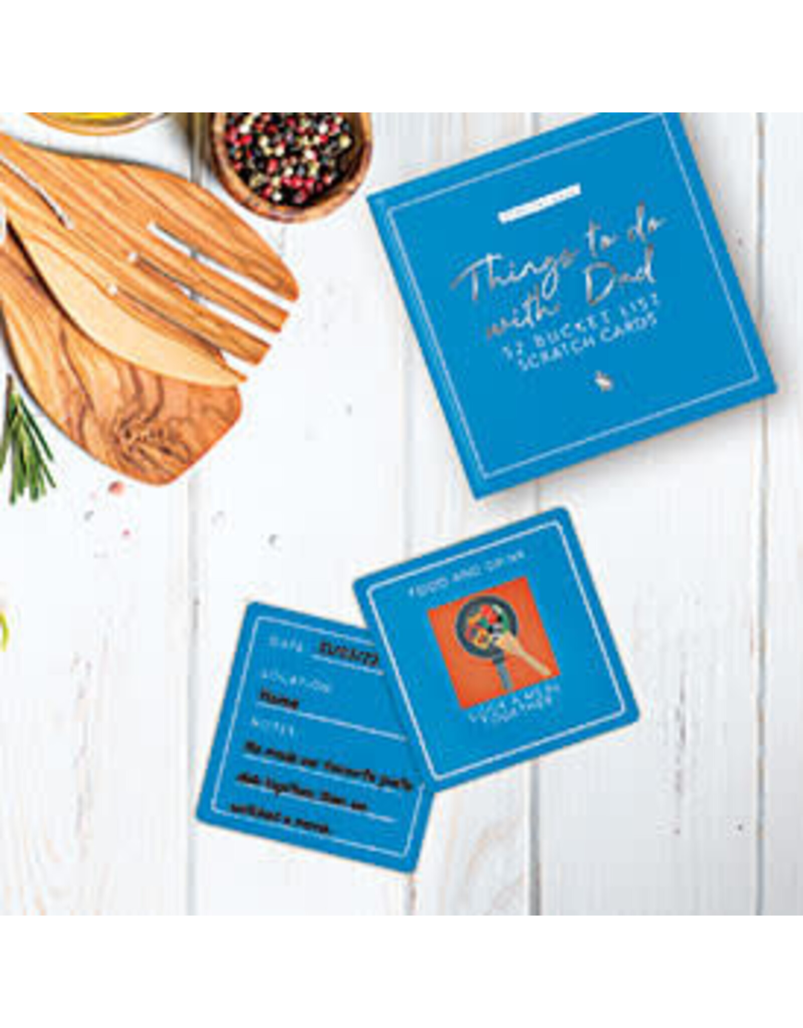 Gift Republic Things to do w/Dad Bucket List Scratch Cards