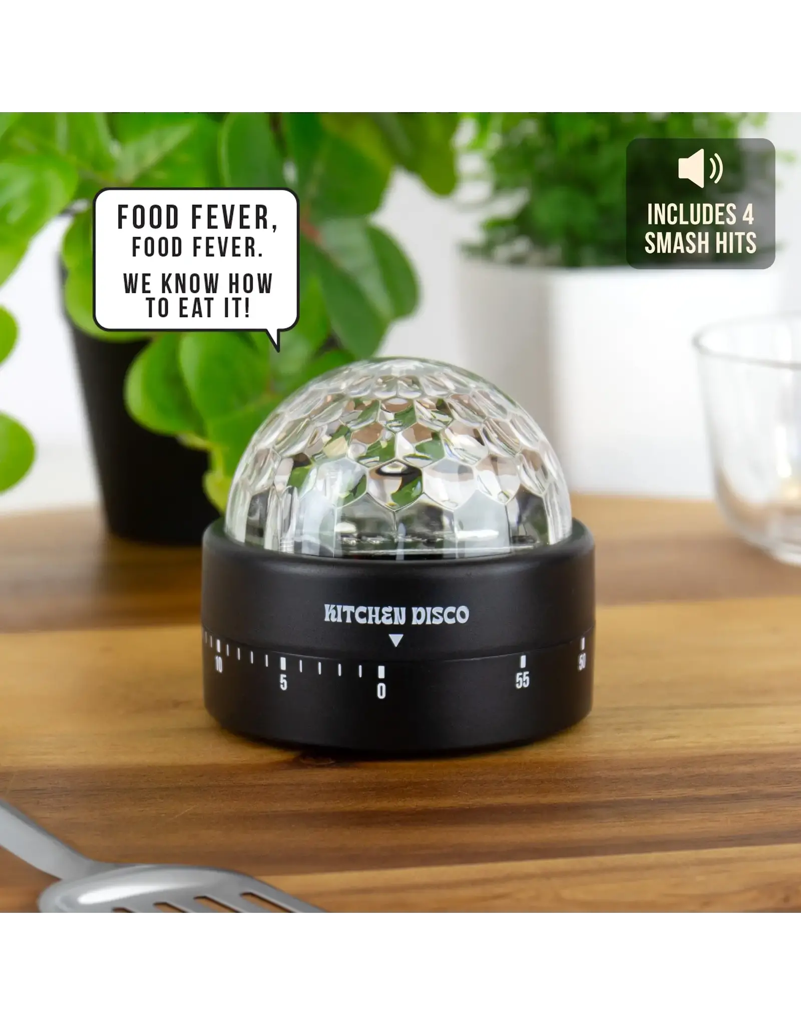 Gift Republic Kitchen Disco Light-Up Timer