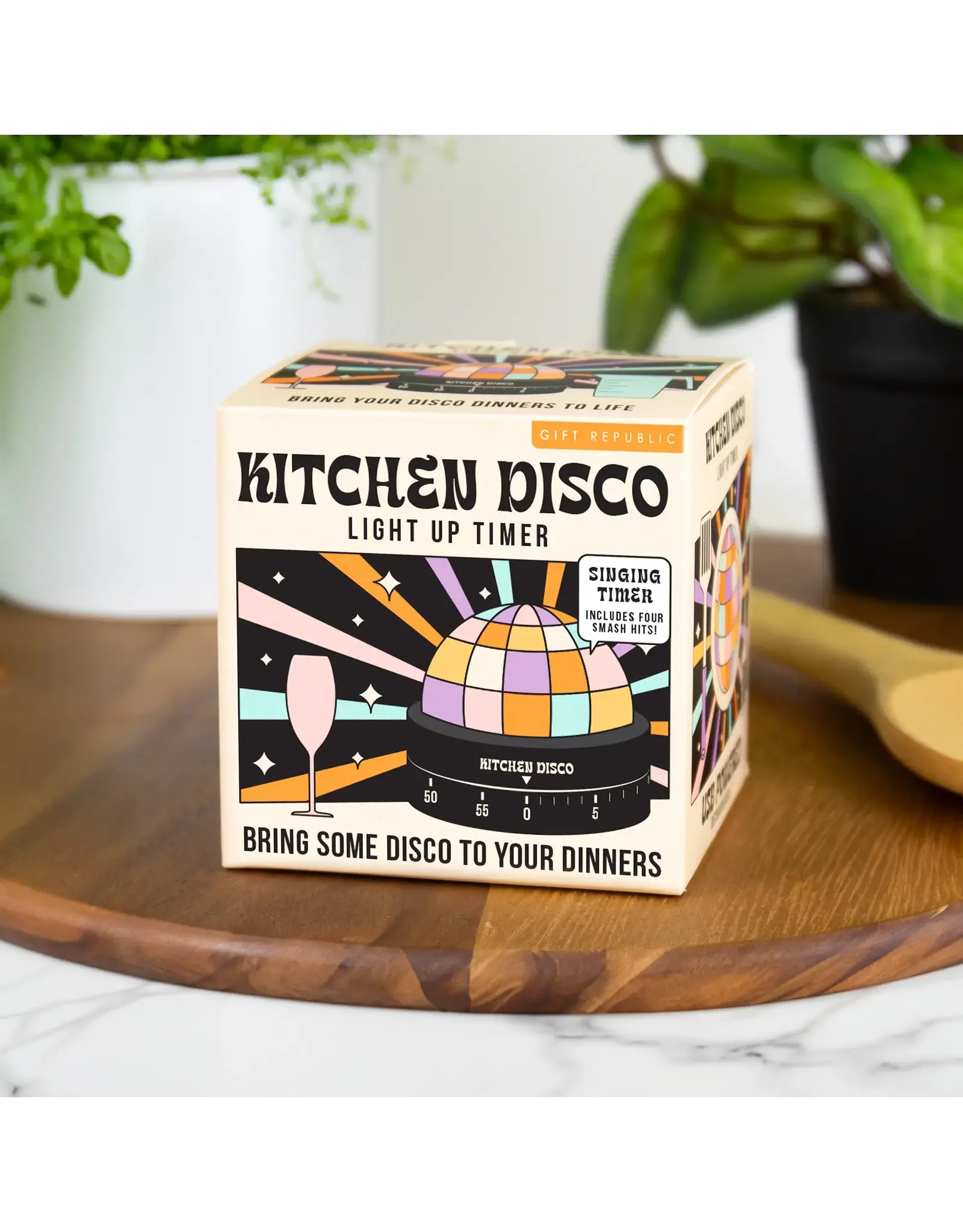 Gift Republic Kitchen Disco Light-Up Timer