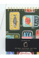 Tinned Fish Spiral Jotter Notepad
