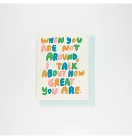 People I've Loved I Talk About You Card