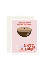 Slightly Stationery Espresso Tini Bit Older Card