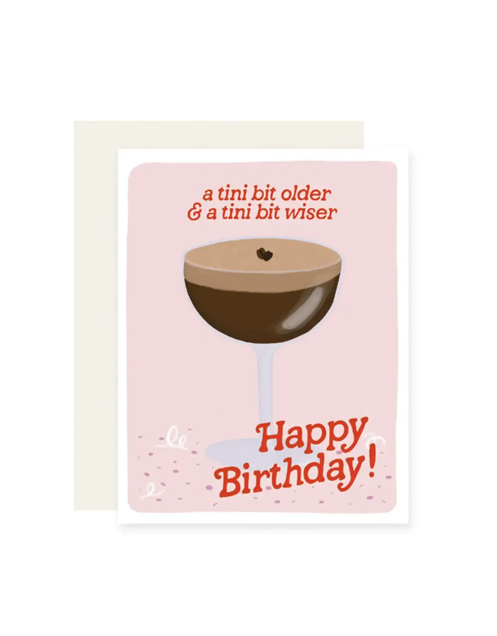 Slightly Stationery Espresso Tini Bit Older Card