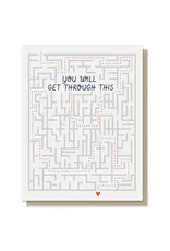 Paper Parasol Press Get Through This Maze Card