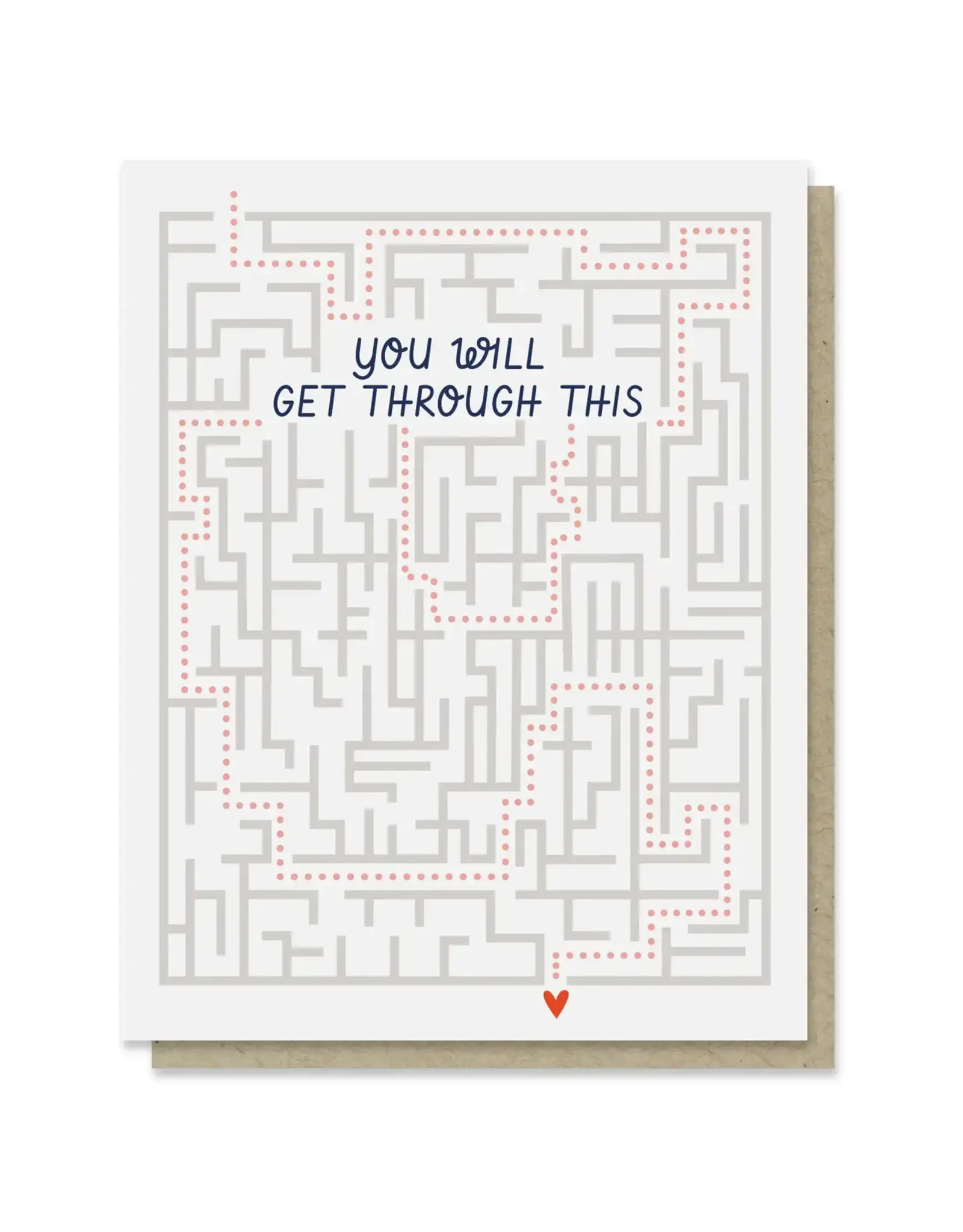 Paper Parasol Press Get Through This Maze Card
