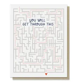 Paper Parasol Press Get Through This Maze Card