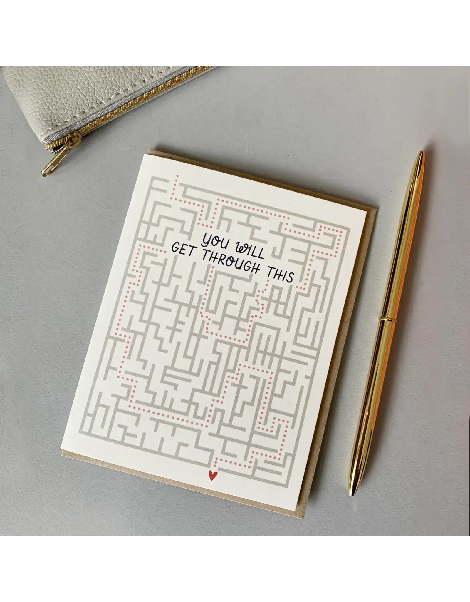 Paper Parasol Press Get Through This Maze Card