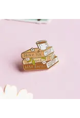 Occasionalish Tea and Books Pin