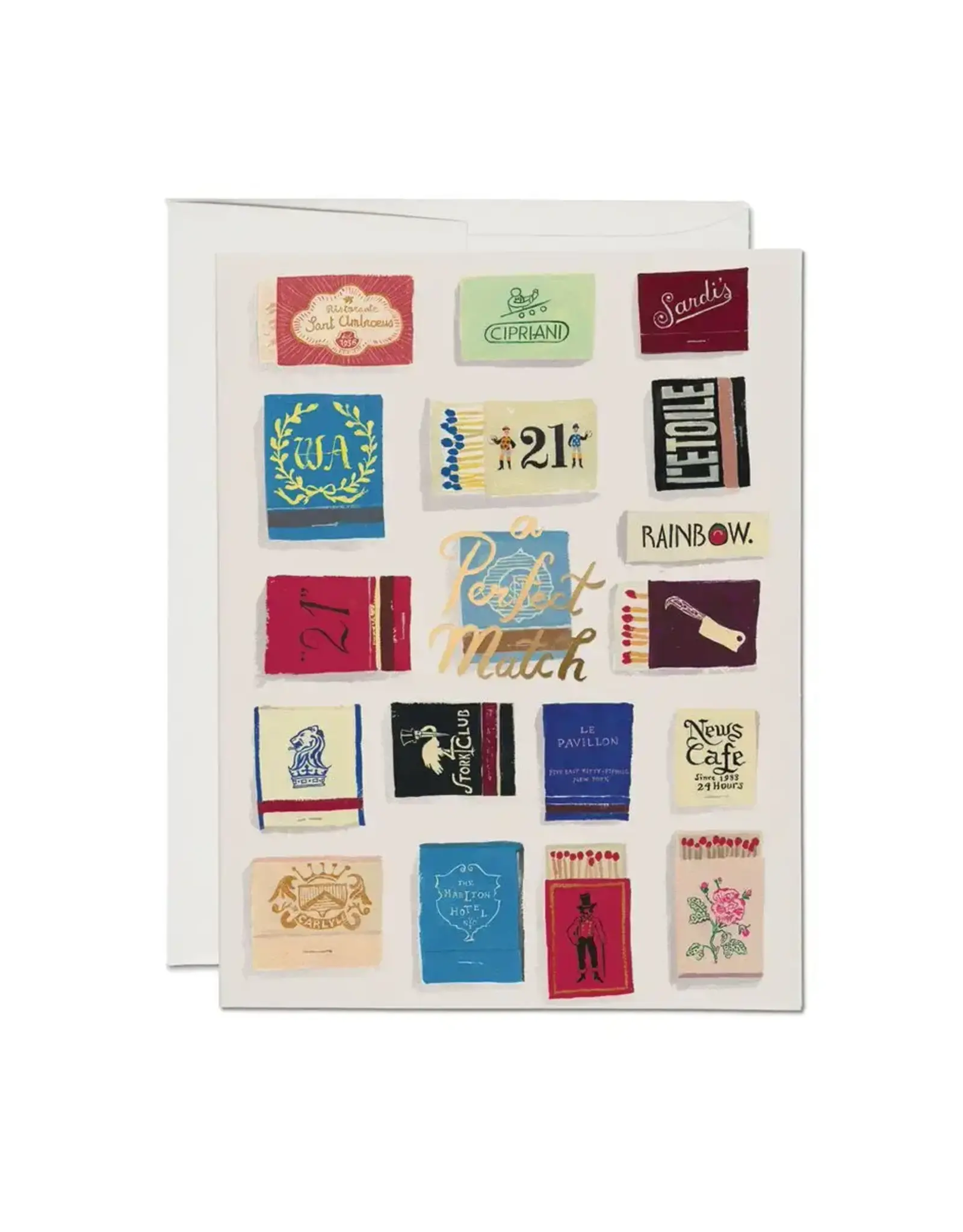 Matches Love Card
