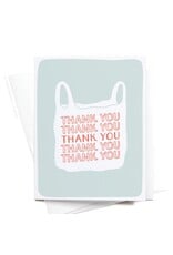 Onderkast Studio Thank You Plastic Bag Card