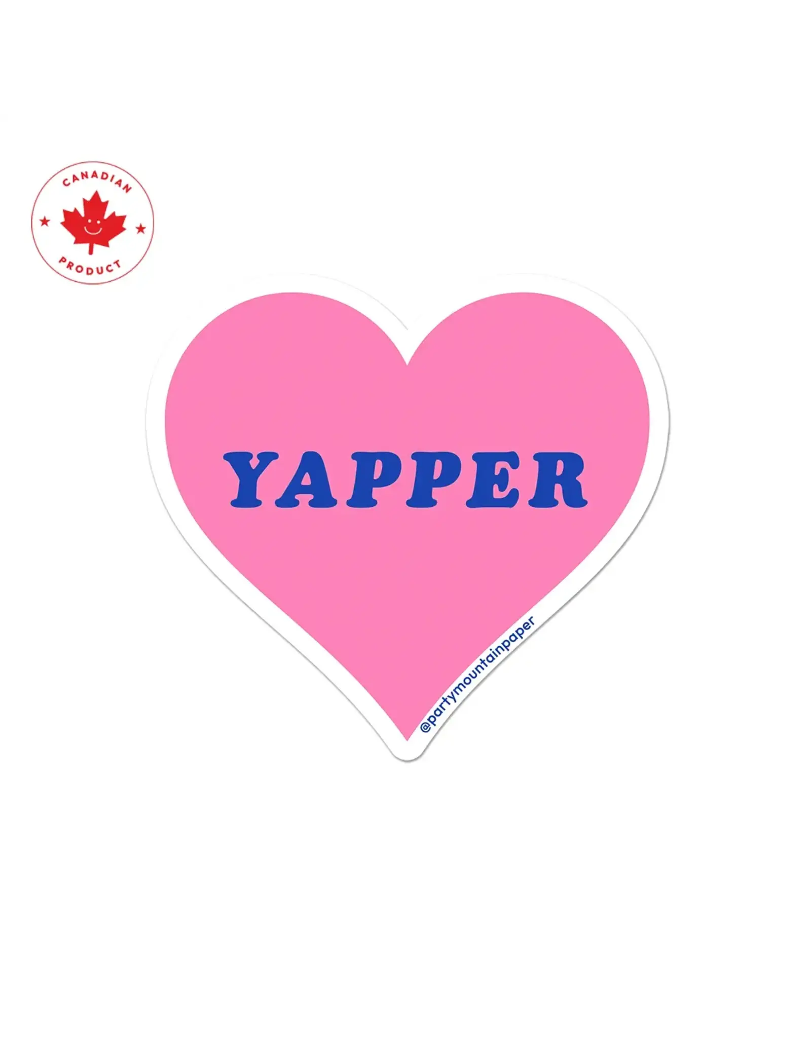 Yapper Heart Sticker