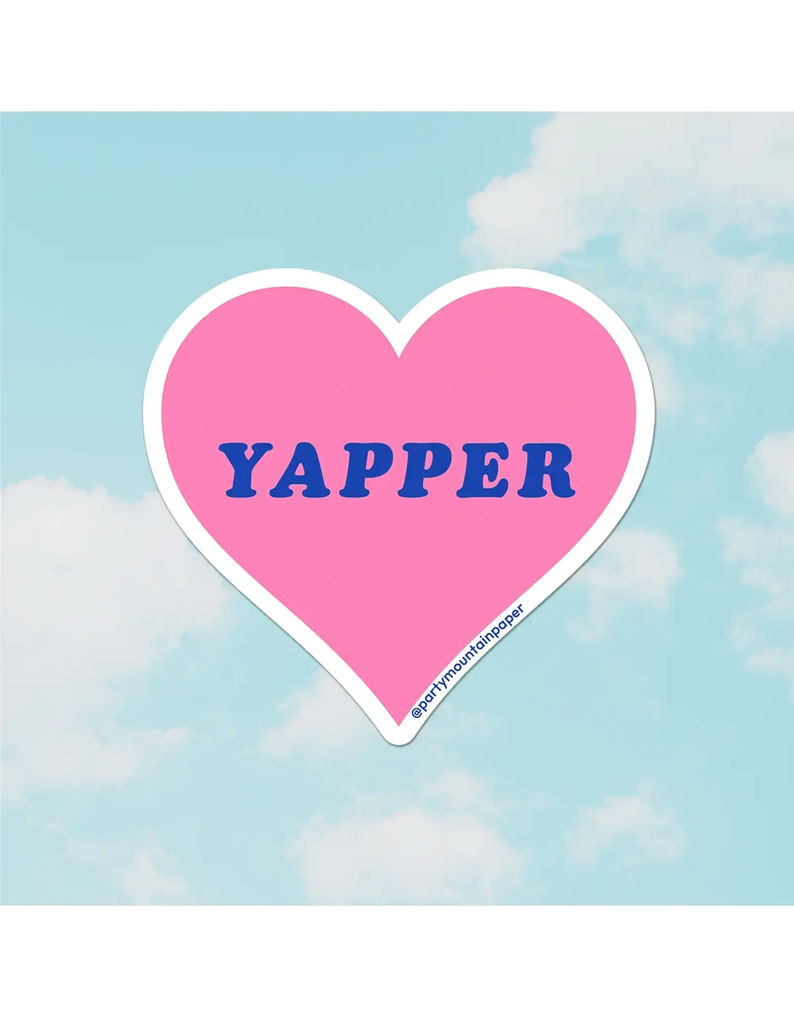 Yapper Heart Sticker
